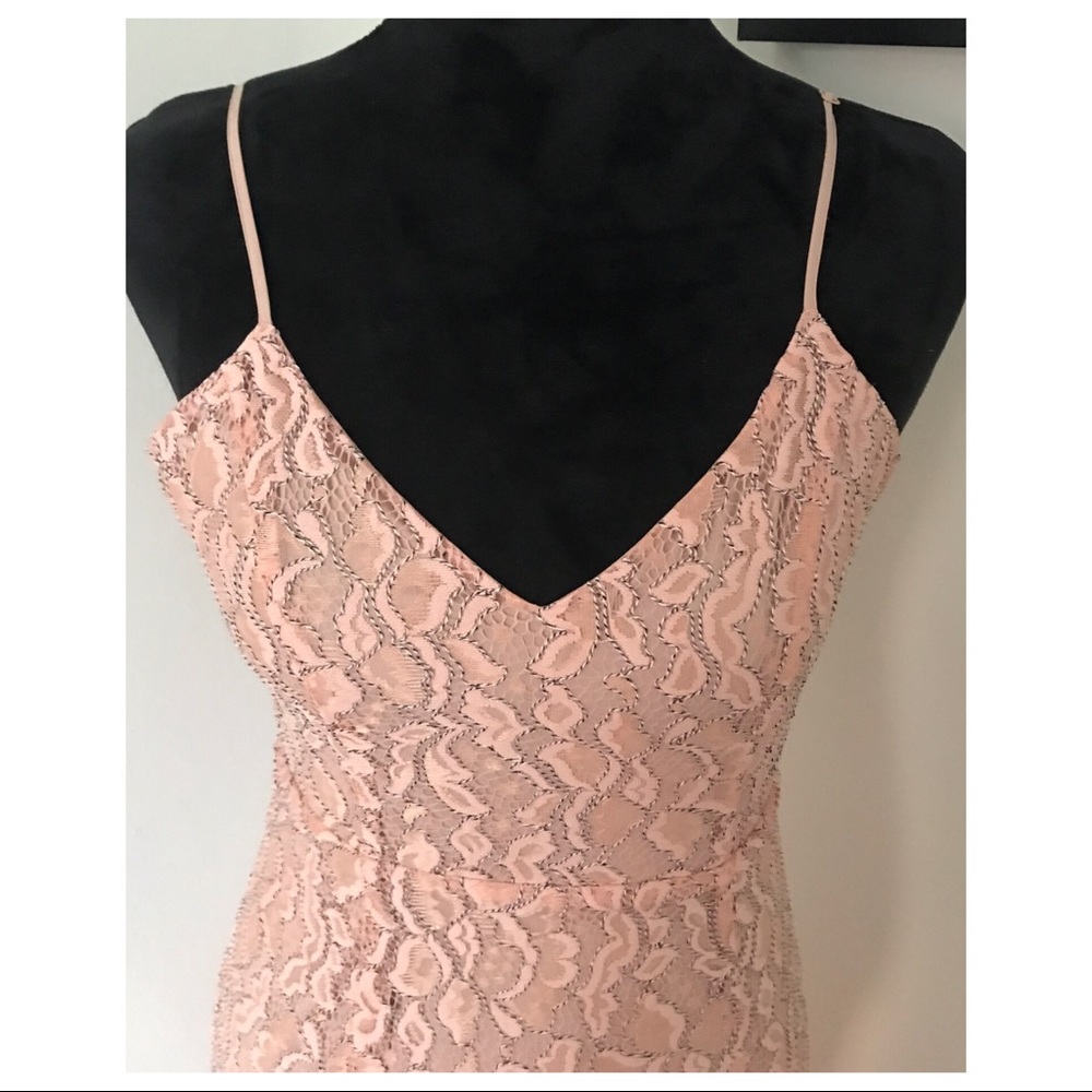 NBD LACE FLARE HEM MIDI SLIP DRESS - Picture 3 of 7